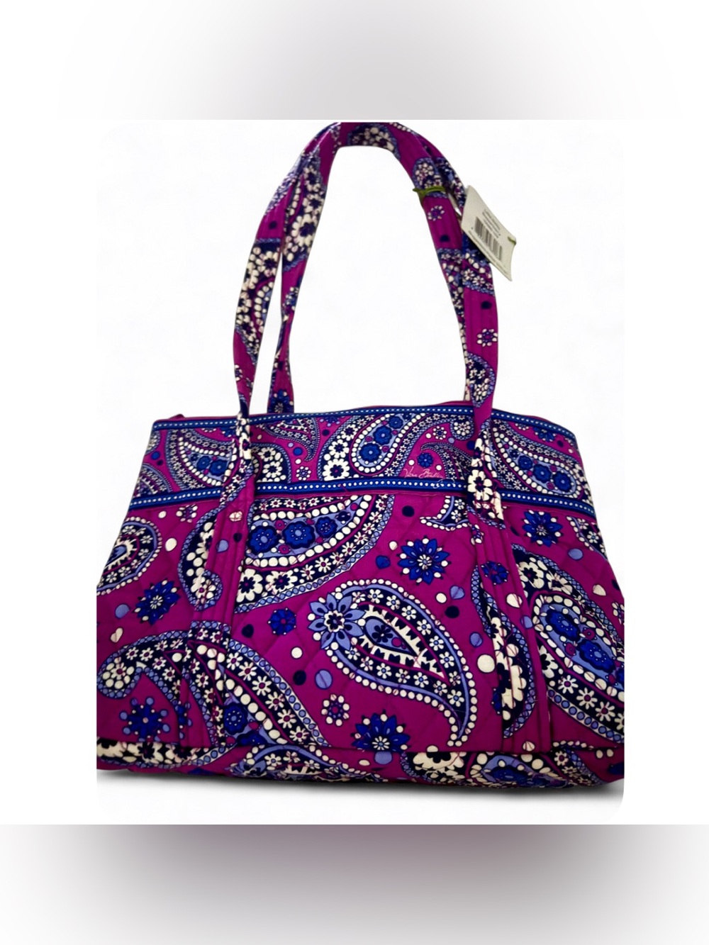 NWT Vera Bradley Little Betsy Boysenberry Paisley Tote Bag